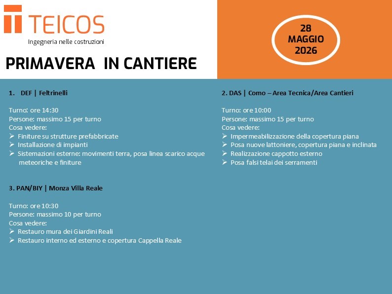Primavera in Cantiere 28 maggio